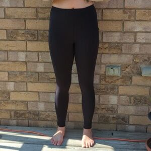 Black High-Waisted Leggings